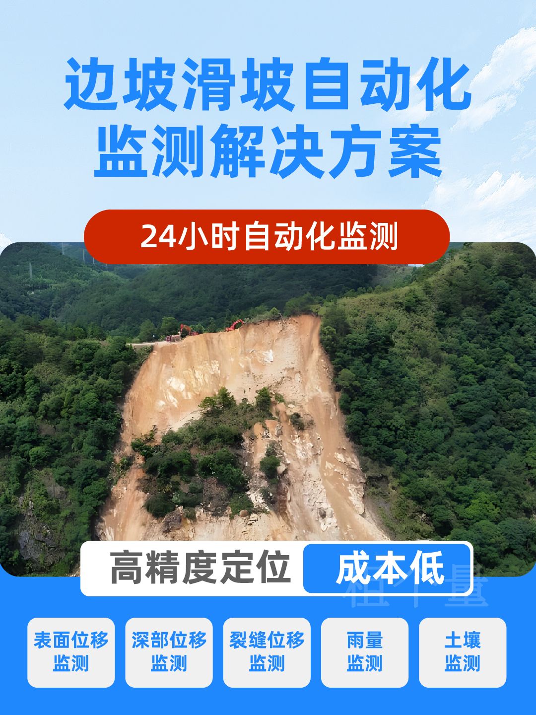 山体边坡安全自动化监测可实时监控边坡位移沉降各监测点数据的变化